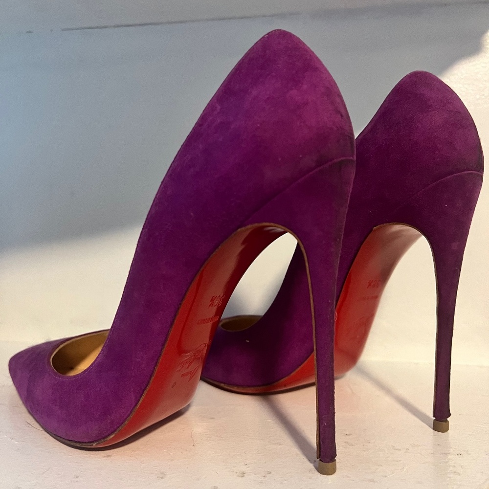 Authentic Christian Louboutin maroon heels